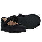 Younger Girls Black Shoes, 1, hi-res